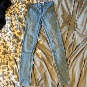 Levi’s Mile high super skinny jeans - blue - size 27